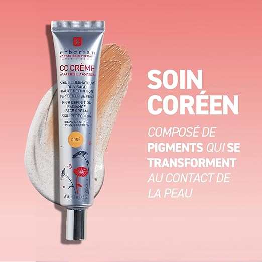 Erborian - CC Crème à la Centella Asiatica - Soin Cosmétique Coréen